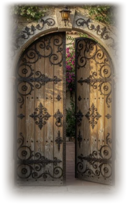 An open door